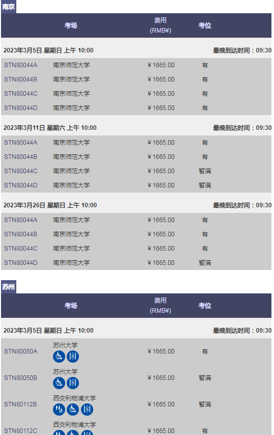 2023年2/3/4月GRE考試報名&考位考點