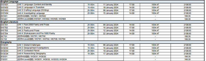 1695696419620276.png 5 Edexcel 2024年1月A-Level(IAL)考試時間出爐2.png